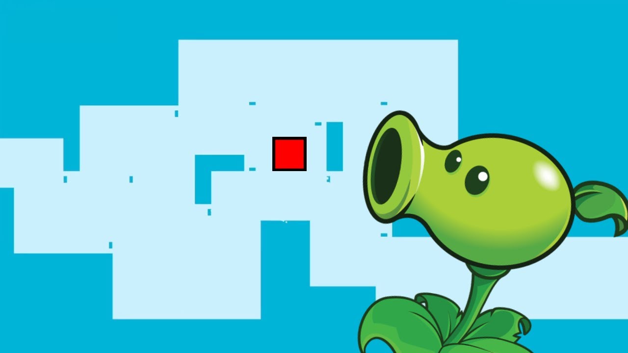 GRAZE THE ROOF (PvZ) With A Bouncy Block 🟩