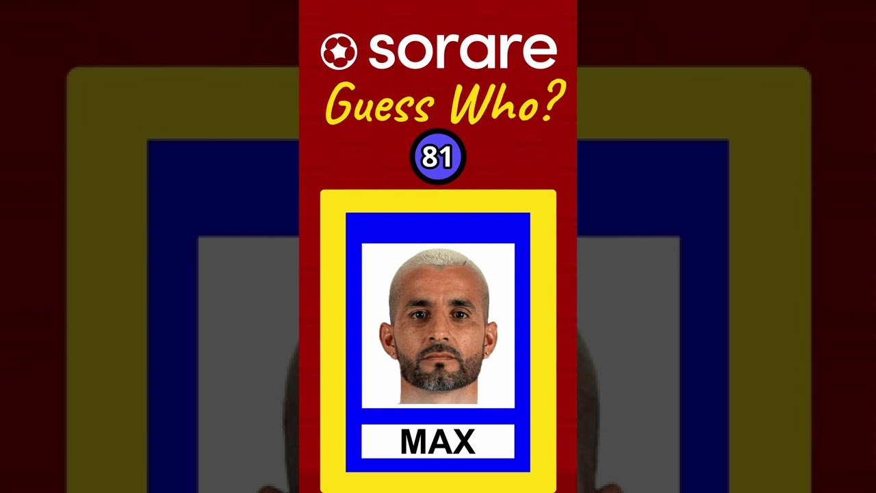 Sorare Guess Who 81 || Football Quiz || #shorts #Football #soccer