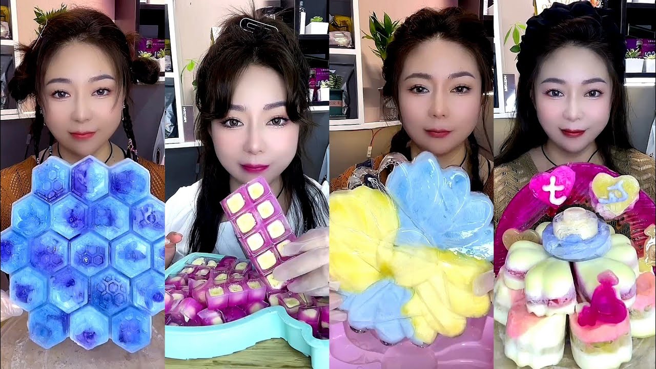 SOLO / ASMR HARD ICE EATING + FOAM ICE EATING
