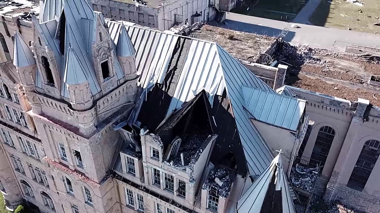 Tennessee State Prison after the tornado