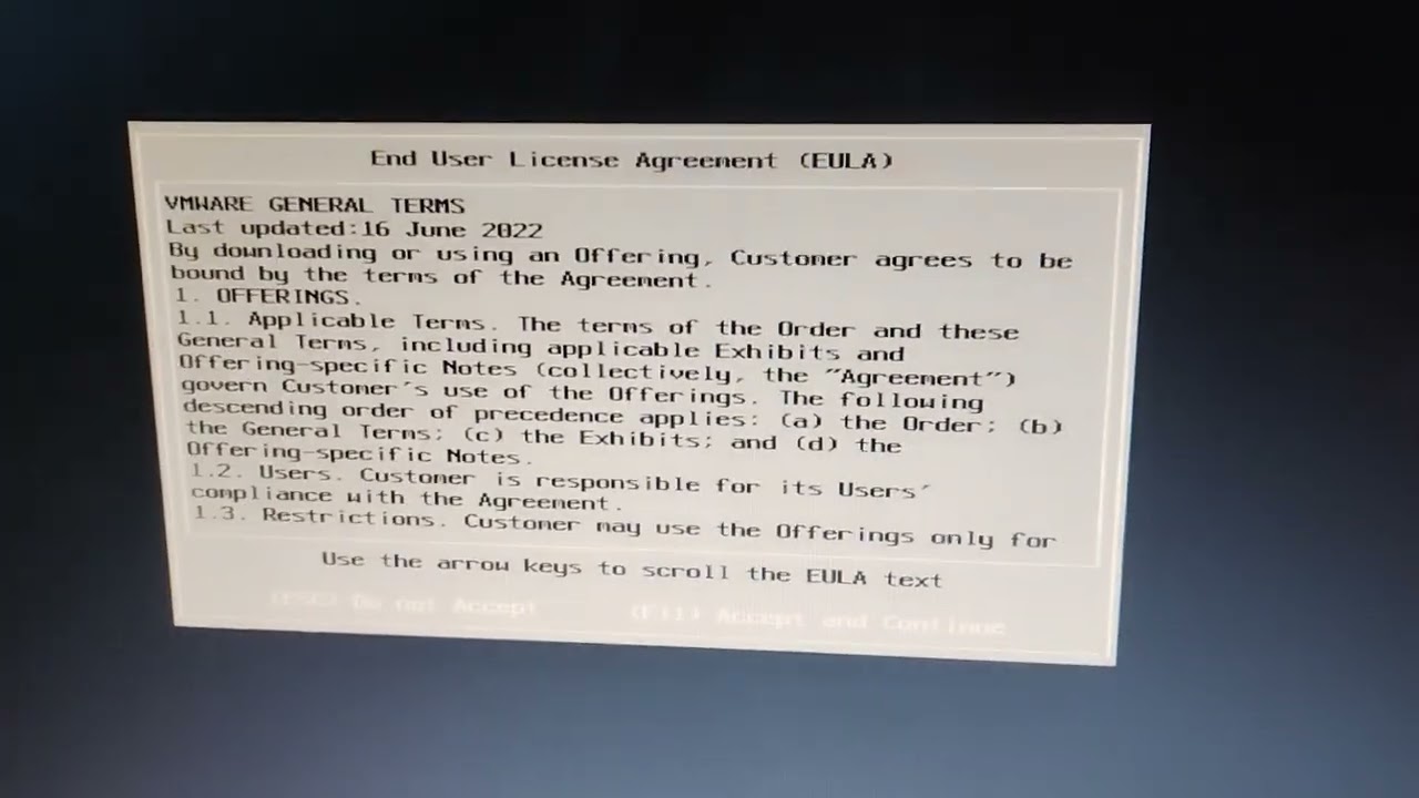 INSTALACION DE ESXI 8 CON LICENCIA ENTERPRISE LENOVO ST558