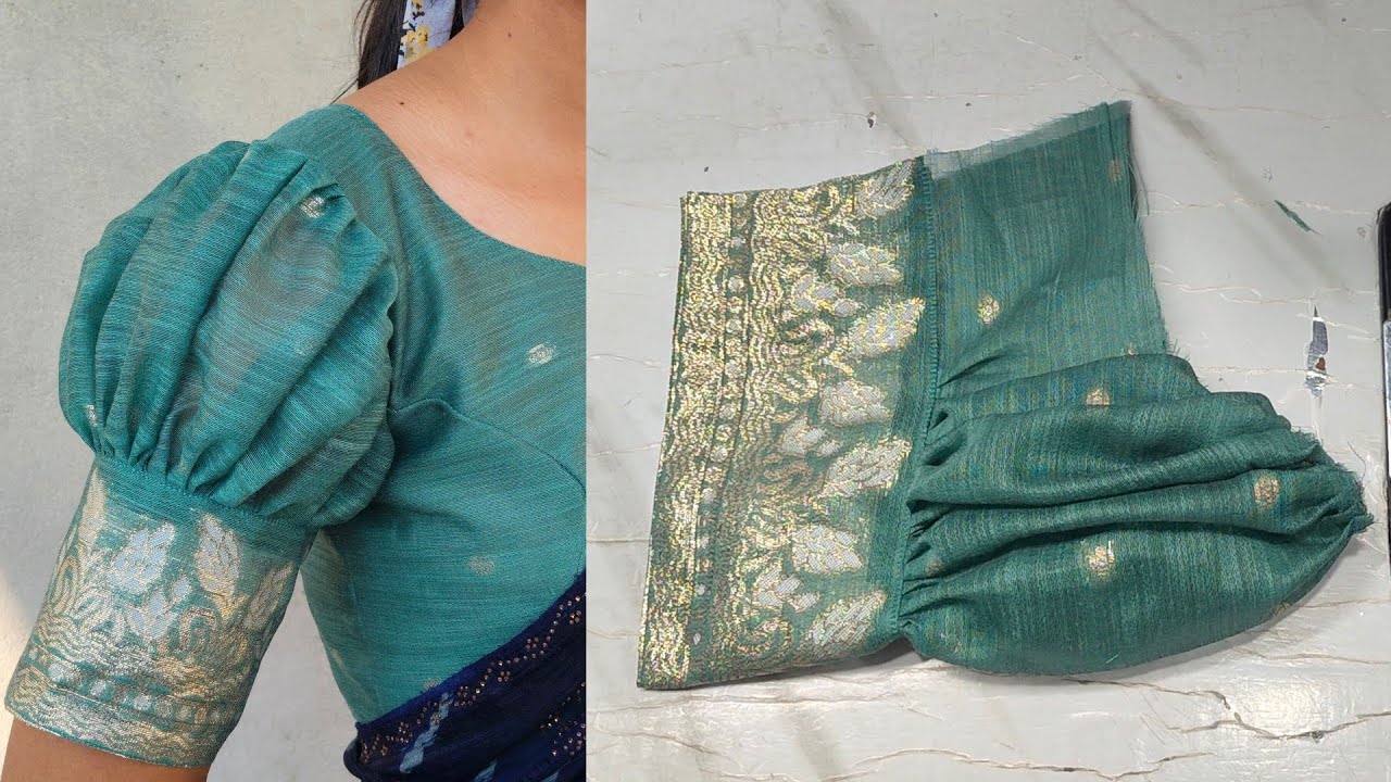  Viral Puff Sleeves Design Cutting and stitching 🤩 isha mali 
