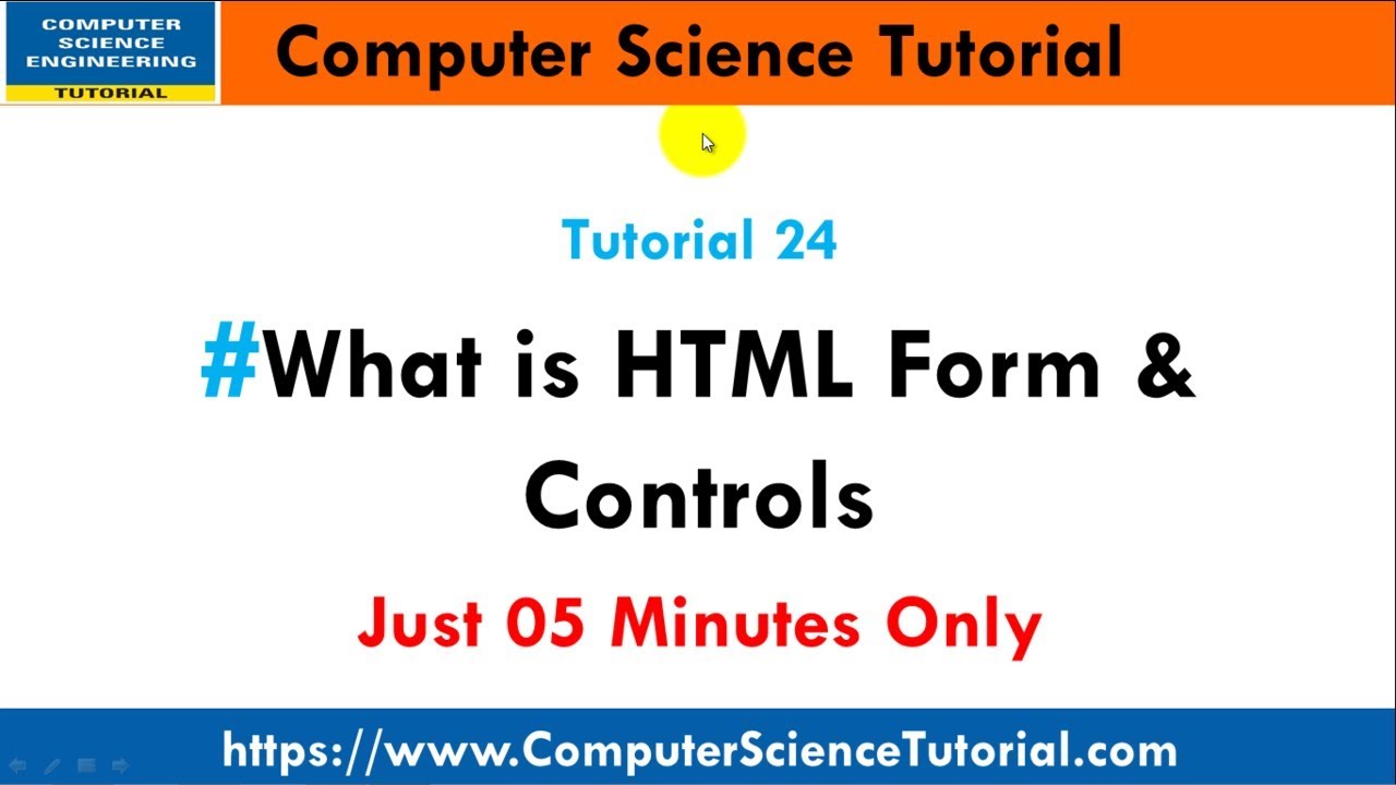 What is HTML Form and Controls