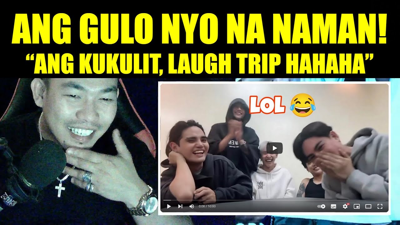 PARANG MGA BATA, HAHA! | Chaotic SB19 Tiktok Live | REACTION VIDEO