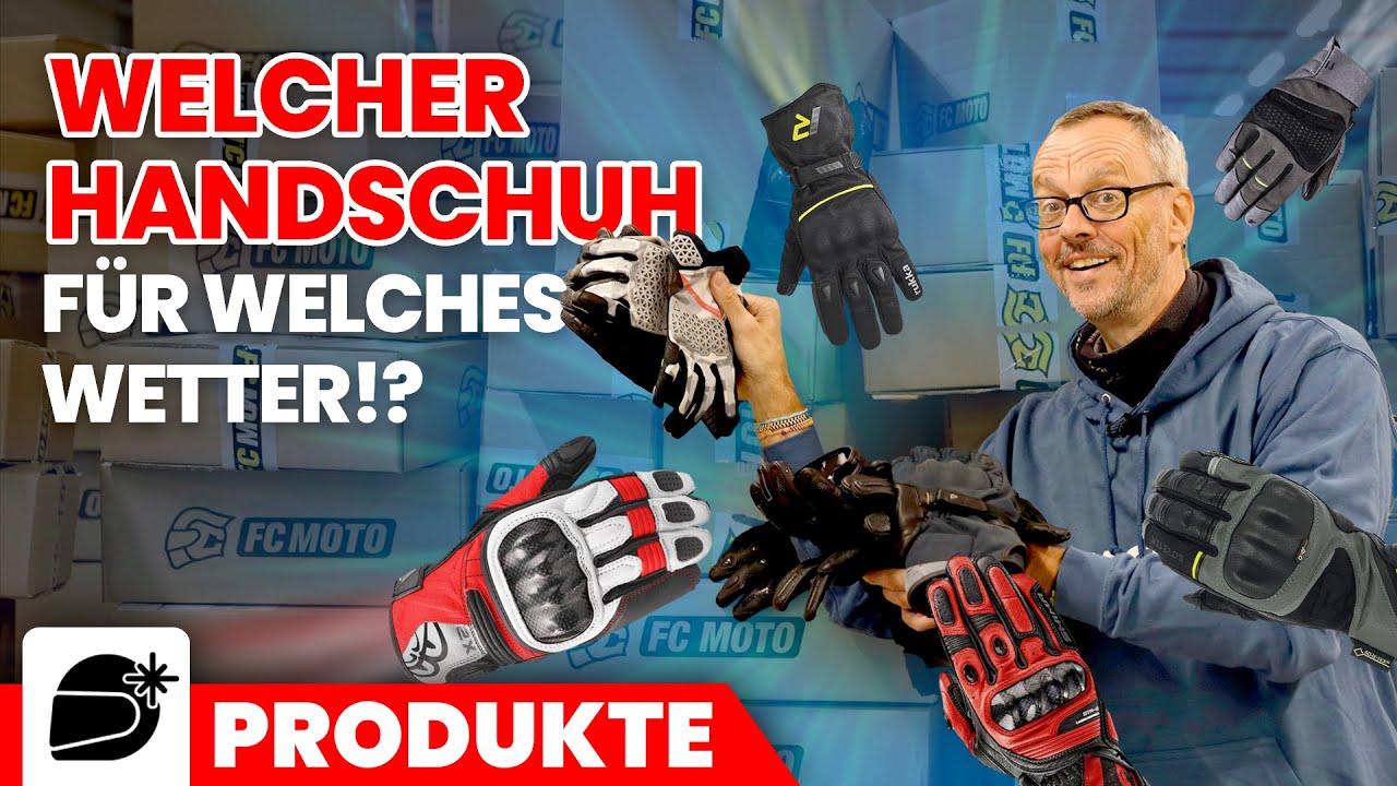 Motorradhandschuhe f&uuml;r Sommer und Winter von Held, Bogotto und Leatt