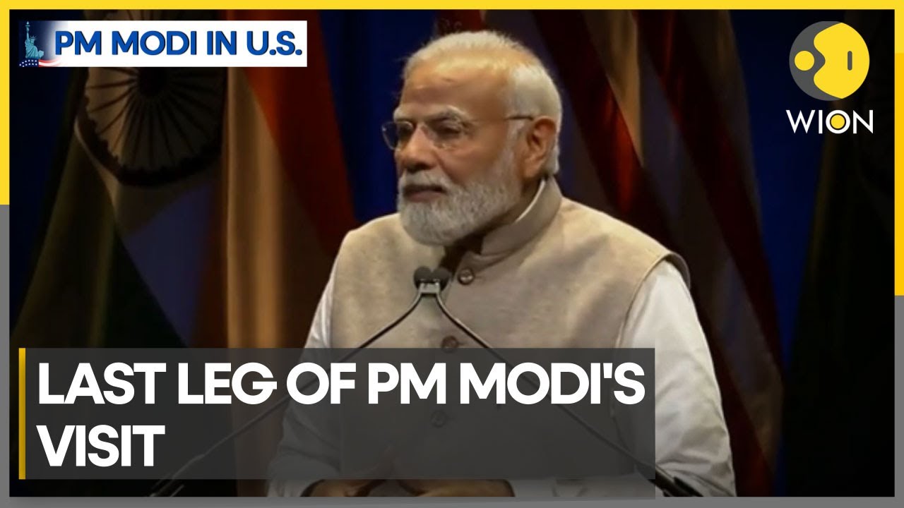 PM Modi in US: Indian PM applauds role of Indian Americans in strengthening India-US ties | WION