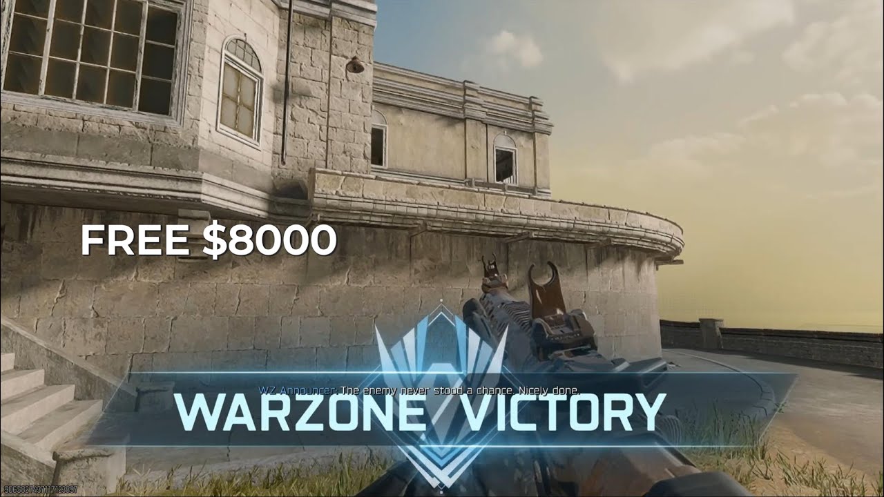 An intense Warzone win with secret loot