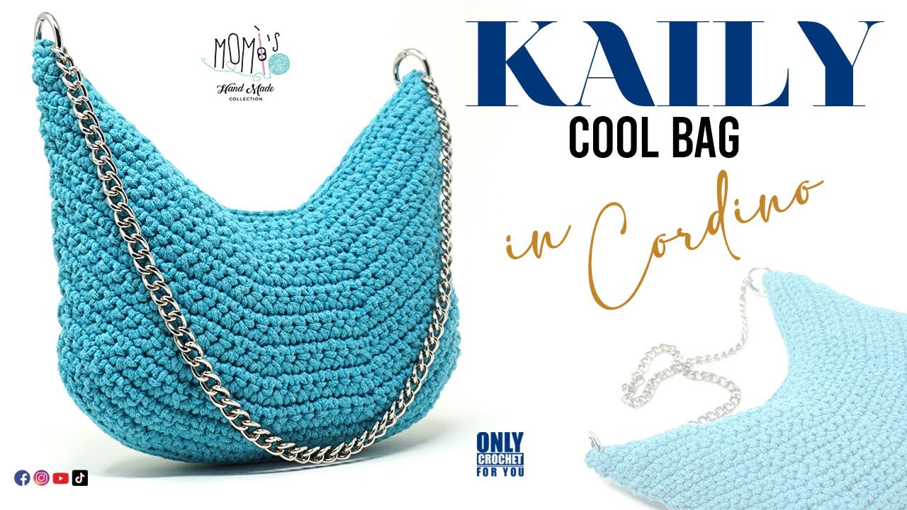 TUTORIAL HOBO BAG KAILY || EASY CROCHET BAG 🌻@Momì's #crochet #tutorial #bag