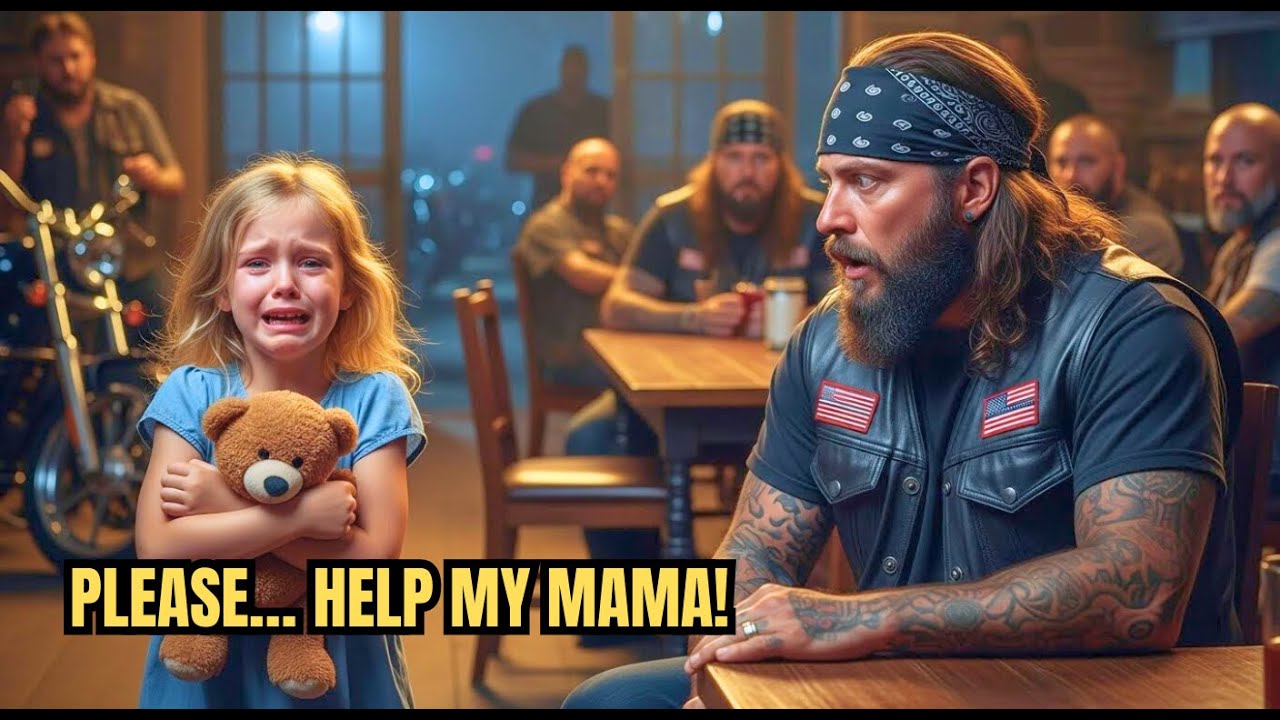 Little Girl Ran Into the Club Crying “Please Help My Mama” — The Hell’s Angel Went Dead Silent
