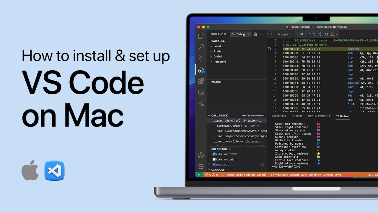 Как установить Visual Studio Code на Mac &mdash; Руководство по установке VSCode