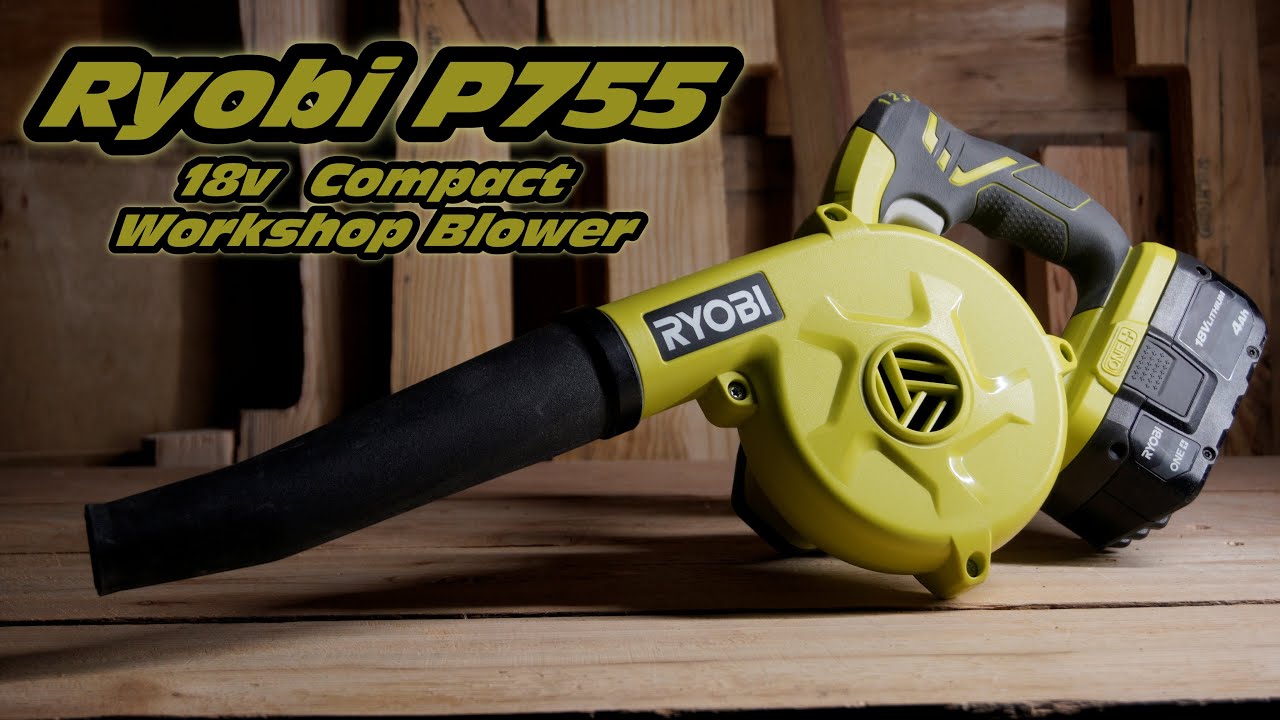 Review Ryobi P755 work shop blower