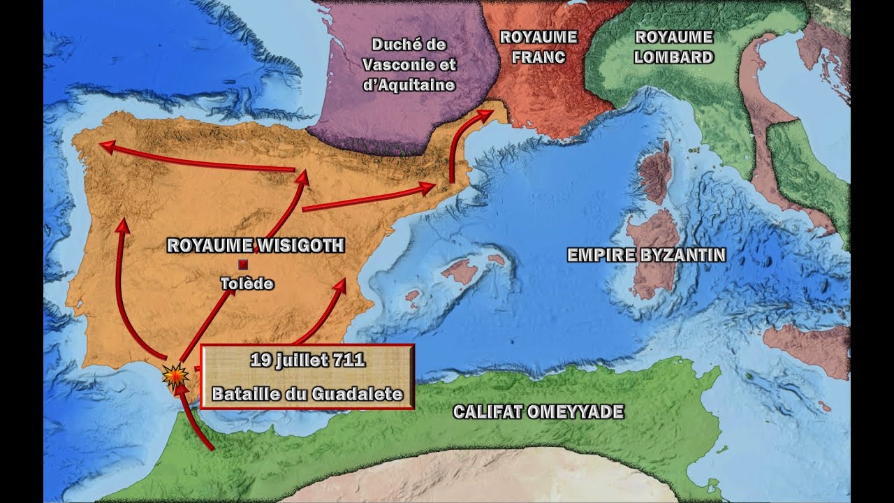 La chute du royaume wisigoth (531 - 720) [Haut Moyen Age 14]