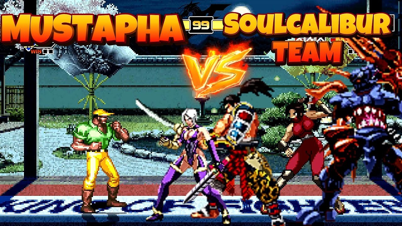 Soulcalibur Team vs Mustapha (Cadillacs and Dinosaurs) – Brutal MUGEN Boss Fight 2026