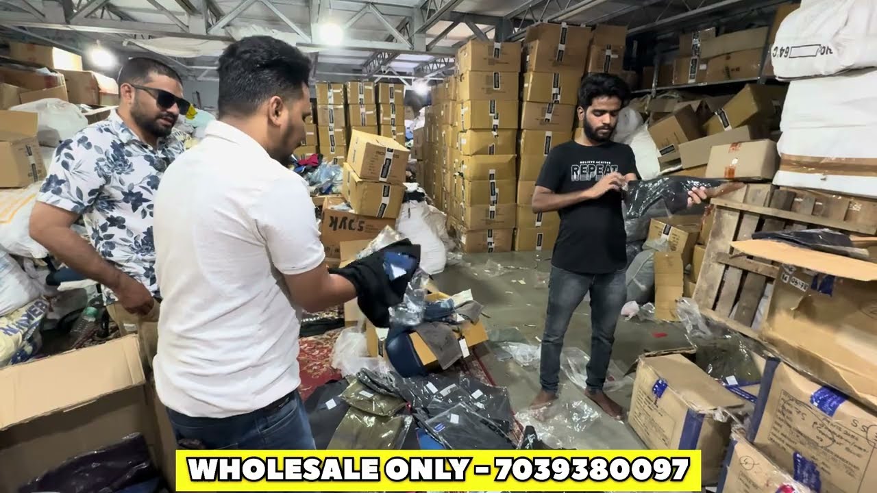 cheapest export surplus branded garments / original branded clothes wholesale in mumbai