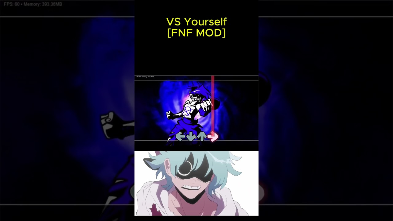 VS Yourself [FNF MOD] #fnf #fnfmod #fridaynightfunkin #shorts #sus #xzyto