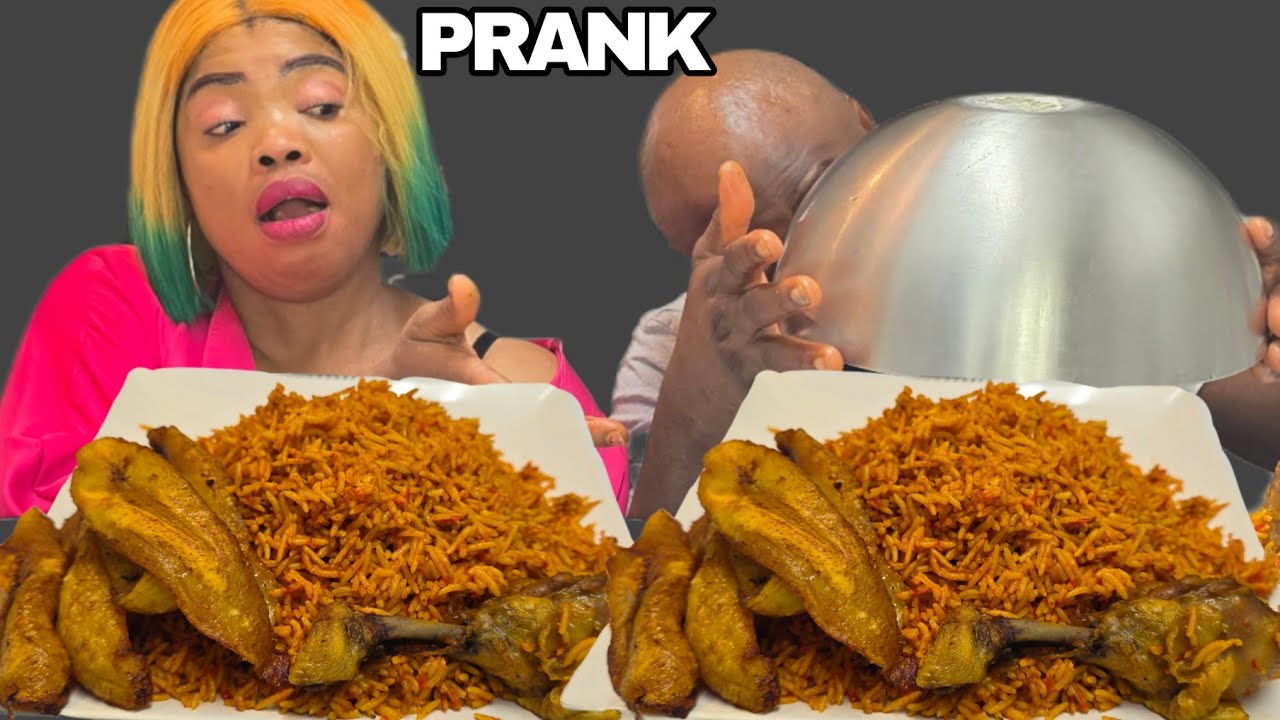 my wife is in so much pain that i didn't fall for her plan | Jollof rice & Chicken | african food