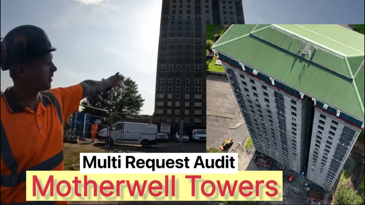 DON’T BE GOING THROUGH ANY OF THE BUILDINGS 🏢😮🚫🎥✅ #drone #audits #scotland #pinac  