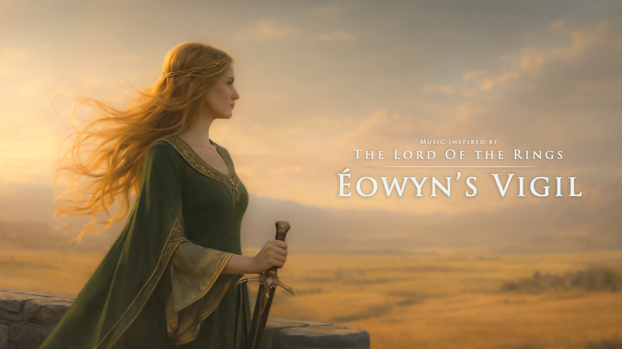Éowyn's Vigil | LOTR Calming Vocals and Flute for Deep Focus and Relaxation [No AI]