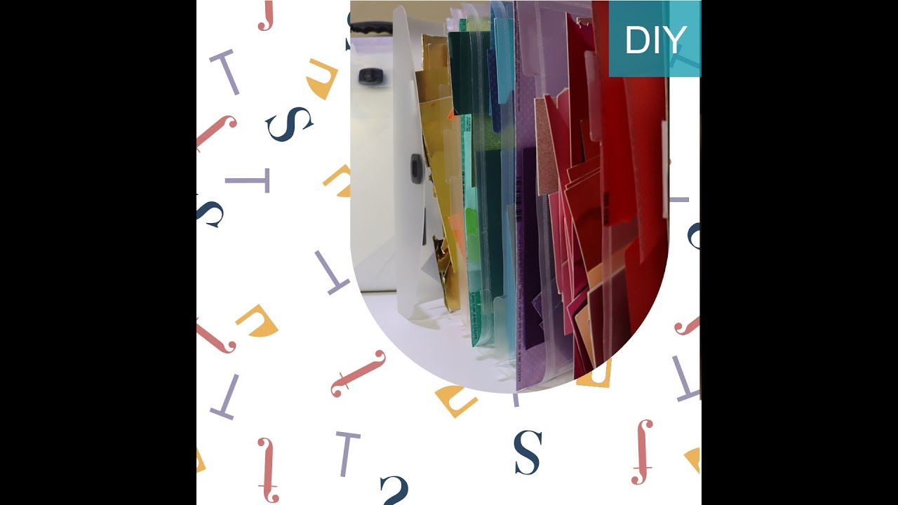 DIY: C&oacute;mo organizar cartulinas