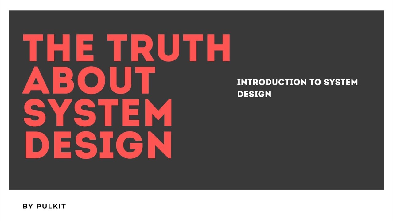 System Design Basics for Interviews | Learn with Alex Xu Book