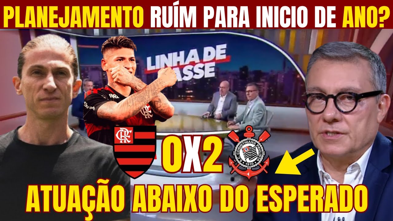 PÓS JOGO DO FLAMENGO! CALÇADE FAZ ÓTIMA ANÁLISE DA DERROTA DO FLAMENGO NA SUPERCOPA!