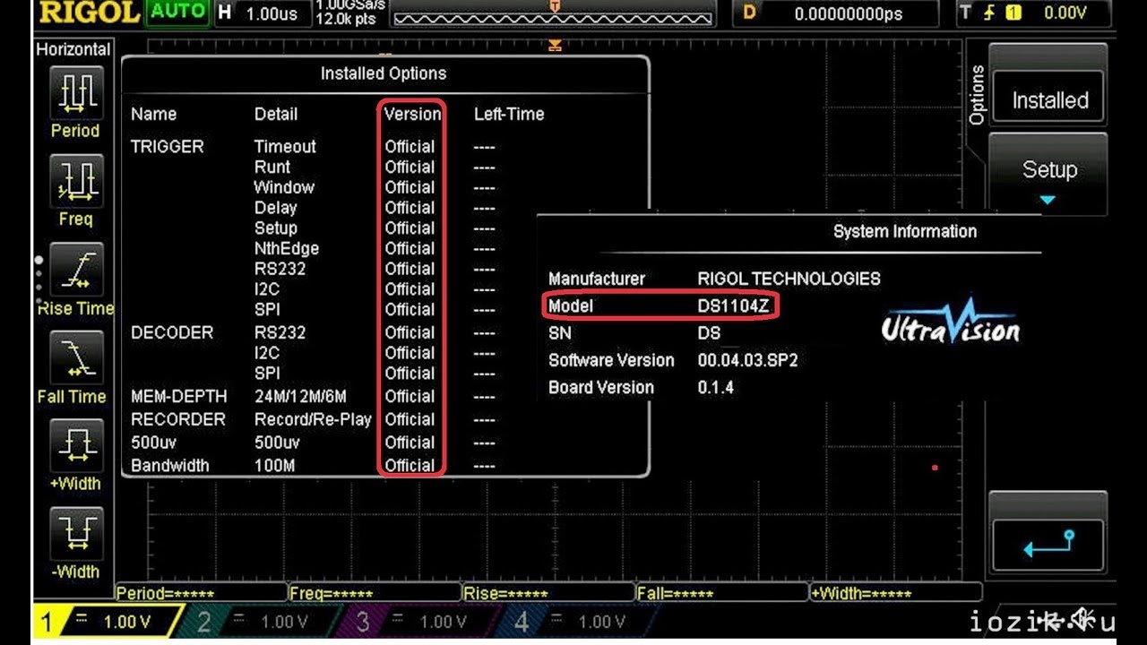 Процесс Лечения Жадности Осциллографа RIGOL DS1054Z! Hack Rigol DS1054Z! Upgrade DS1054Z To DS1104Z!