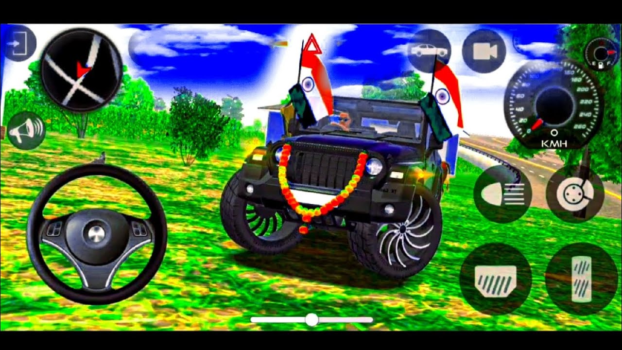 Modified Mahindra Thar😈Games:Indian Black Thar (Gadi Wala Games) Car Game Android Game - #2026