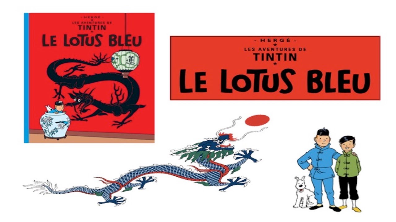 Le Lotus bleu  -  Tintin