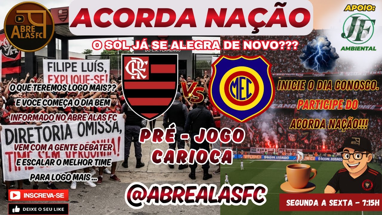 ACORDA NAÇÃO! 🔴⚫  #219, Vamos analisar o momento... O clima esquentou e a Nação quer respostas!🔴⚫