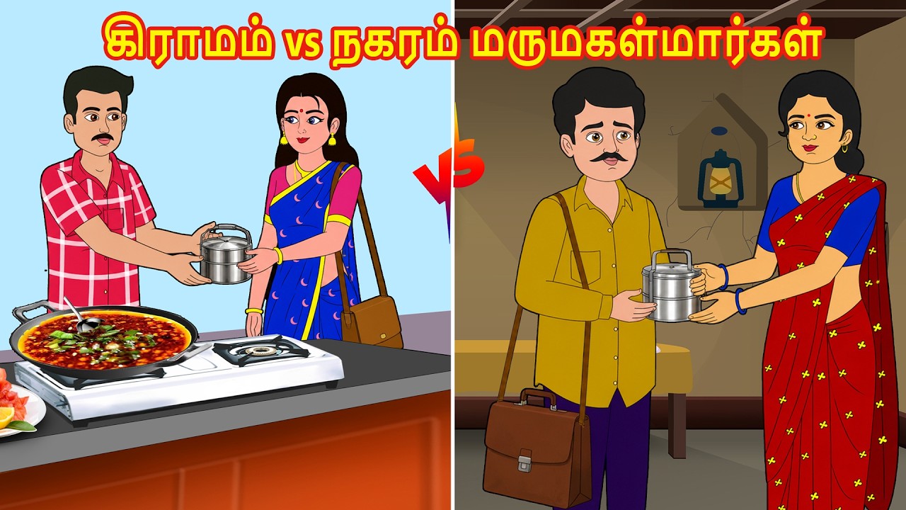 கிராமம் vs நகரம் மருமகள்மார்கள் | Mamiyar Marumagal | Tamil Moral Stories | Anjali Tv