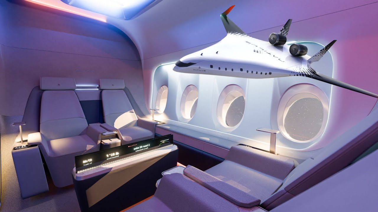 Natilus Reveals Interior Design for HORIZON Blended Wing Body Passenger Aircraft