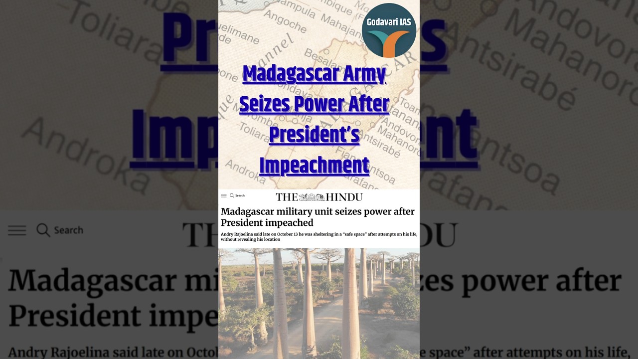 Madagascar Military Coup  #upsc2026 #dailycurrentaffairs #iaspreparation