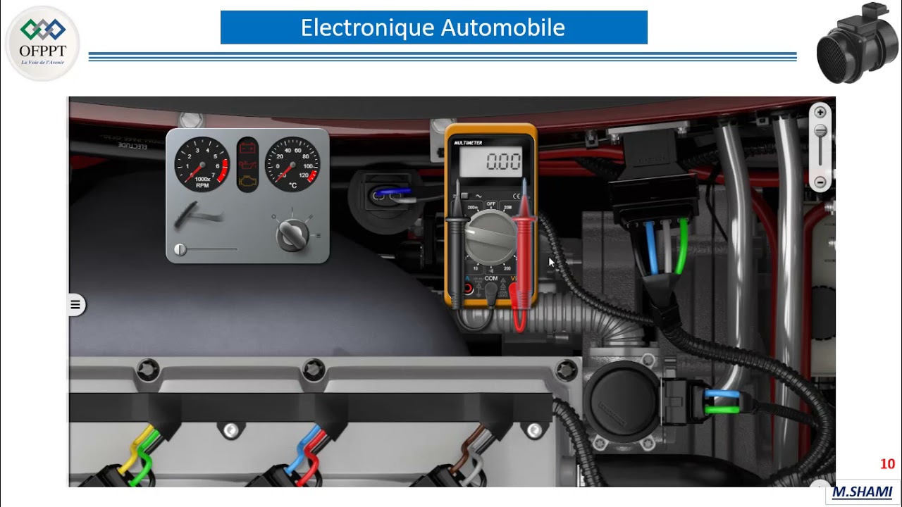 diagnostic automobile 5, Pratique, les capteurs résistifs.capteur pédale accelérateur.potentiométre.