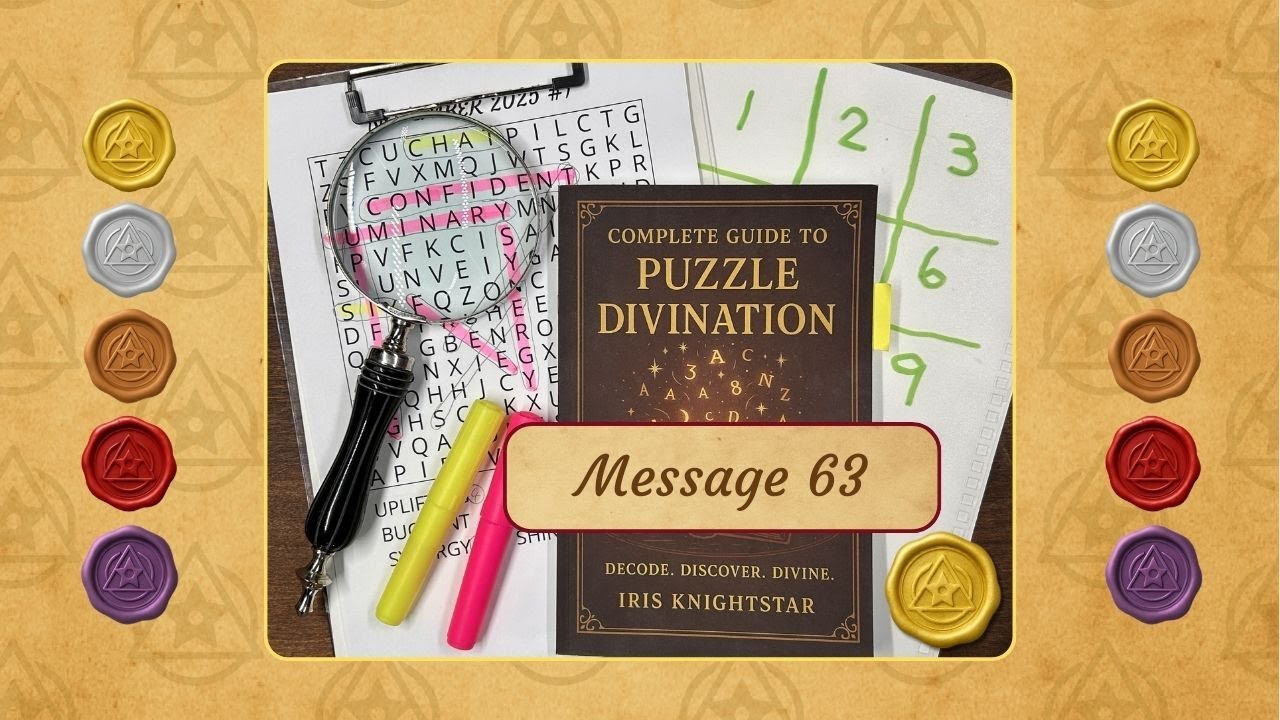 Word Search Puzzle Divination Message 63