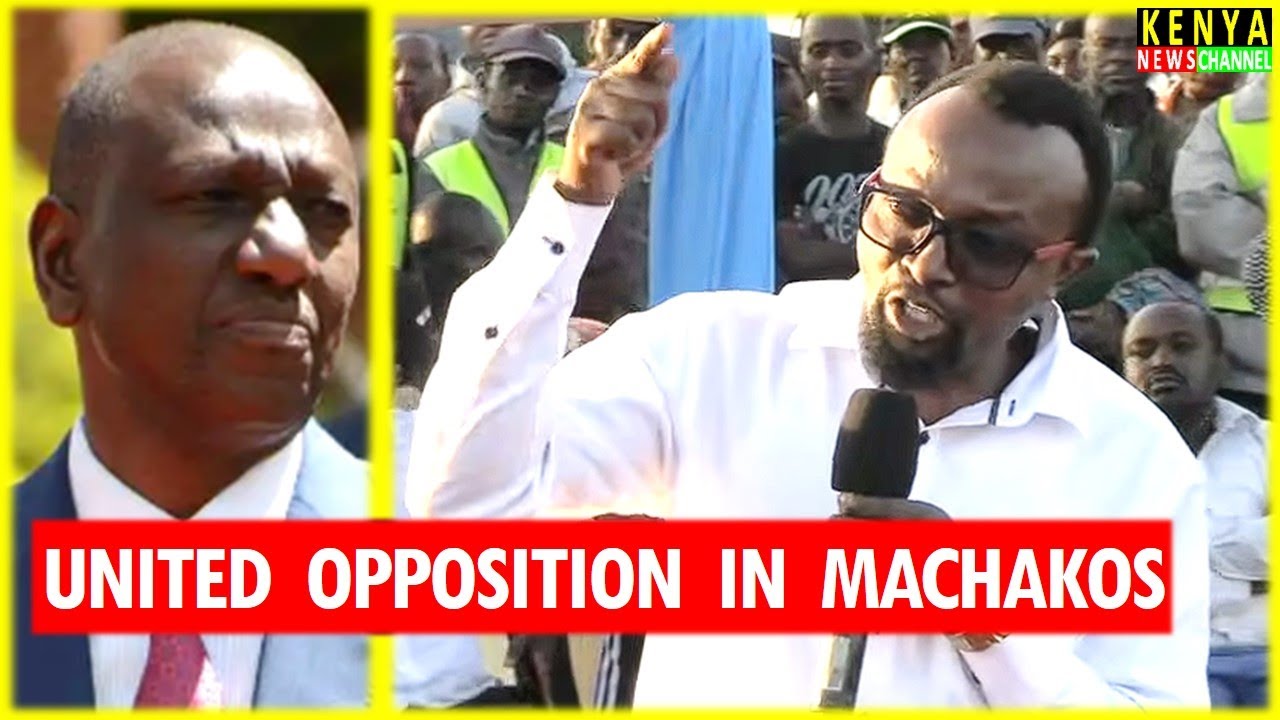 THIS LAWYER IS FEARLESS! Listen what Ndegwa Njiru told Ruto today with Kalonzo in Machakos