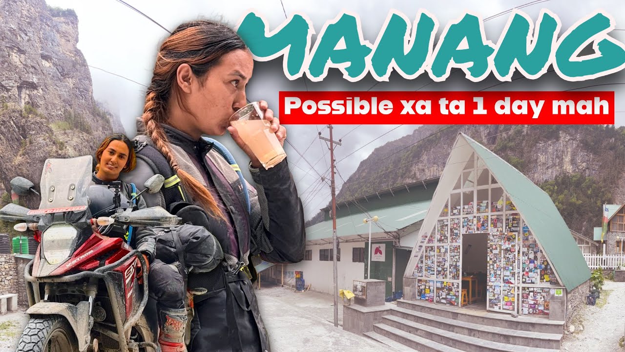 KATHMANDU TO MANANG IN 1 DAY😱||NEW BIKE LADAYA😭 @Anex_mgr96 DAI SANGA RIDE 🥰