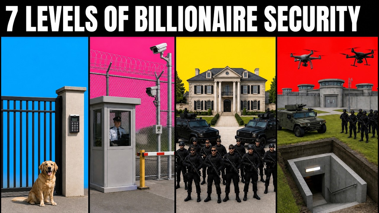 The 7 Levels of Billionaire Security Explained