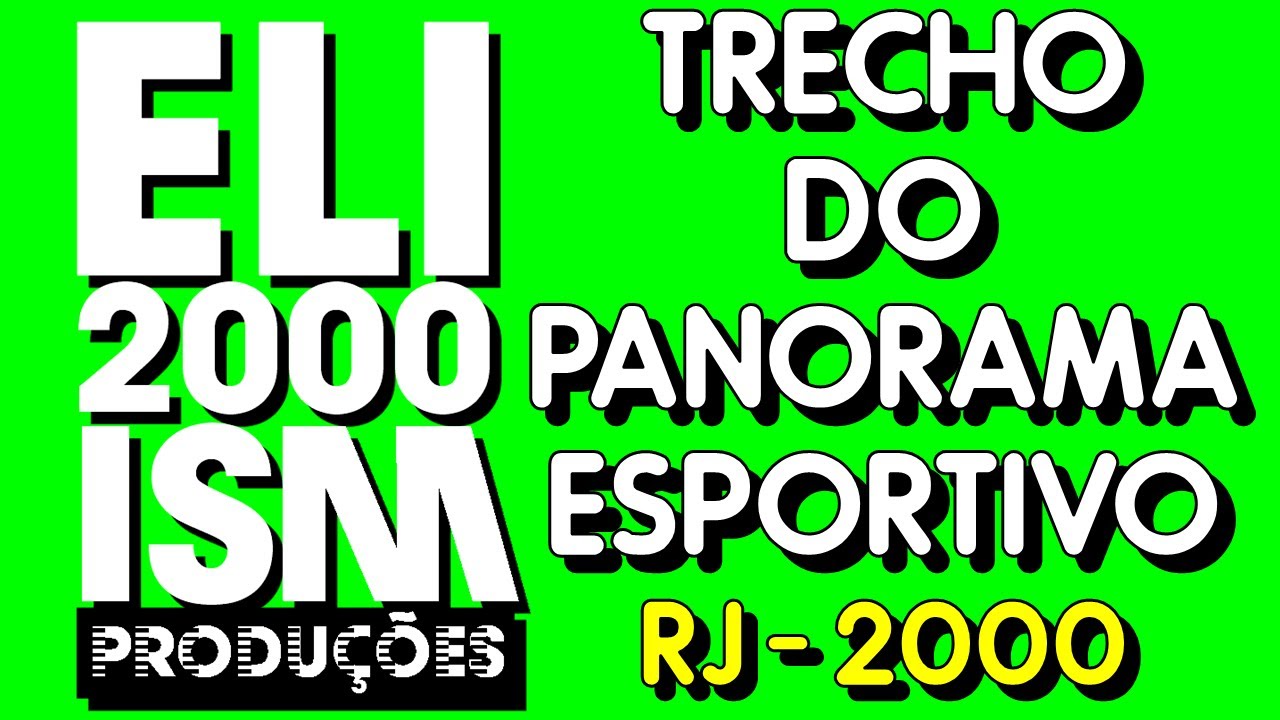 Rádio Globo - Trecho do Panorama Esportivo com Gilson Ricardo em 2001