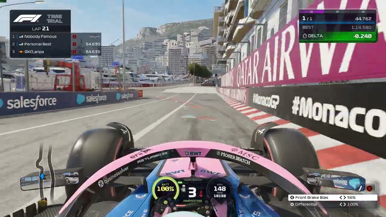 my monaco new personal best (1:14.090)