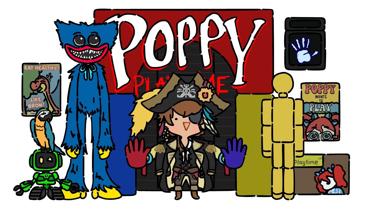 [Poppy Playtime] First real horror game here! Let's have fun! 😰