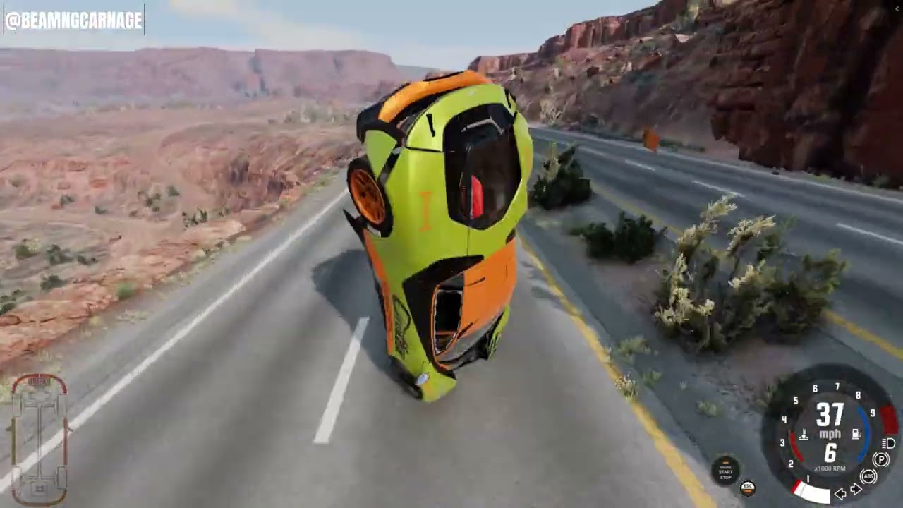 Massive Crash Compilation in BeamNG drive #93 - BeamNG Carnage