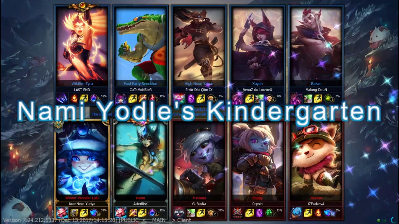 Snowdown 2017 Term @ Nami Yodle's Kindergarten ! [Full Gameplay 1080P]