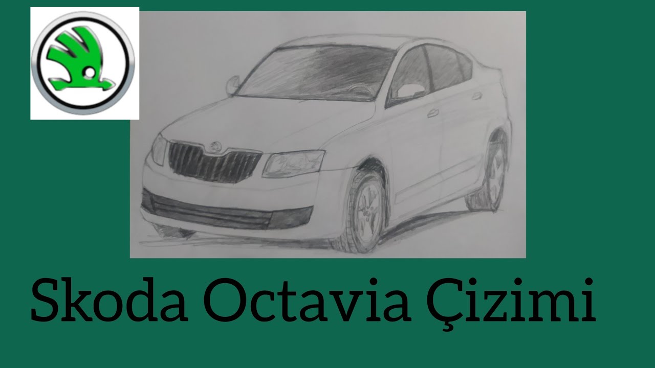 SKODA OCTAVİA ÇİZİMİ/ KOLAY ARABA ÇİZİMİ