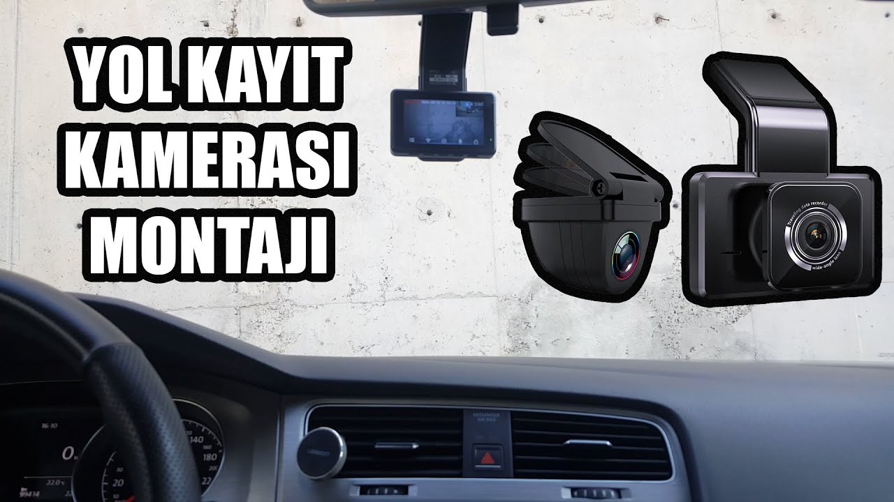 Jado D330 Yol Kayıt Kamerası Montajı - Ön ve Arka Kamera - VW Golf 7