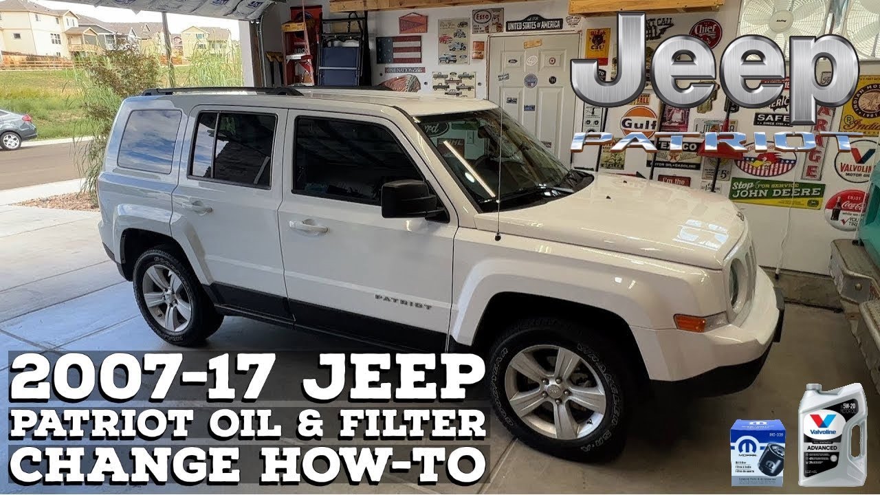 Инструкция по замене масла и фильтра Jeep Patriot