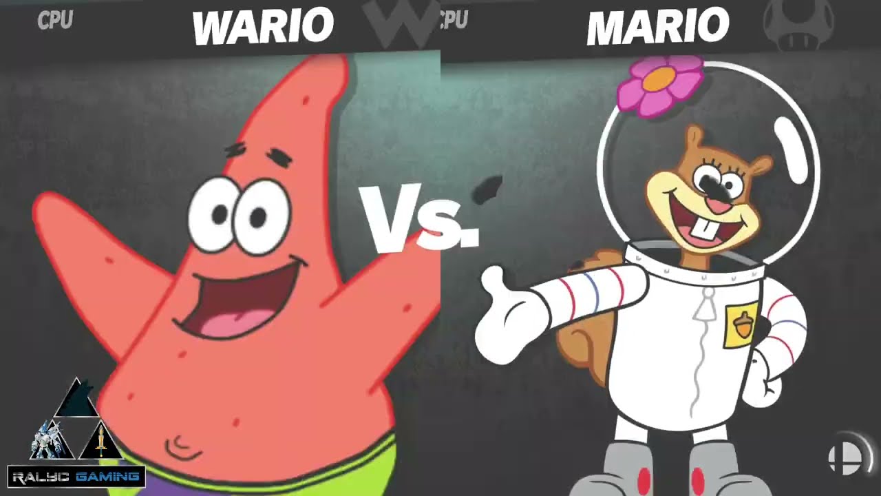 Smash Mods Ultimate:  SpongeBob Character Tournament