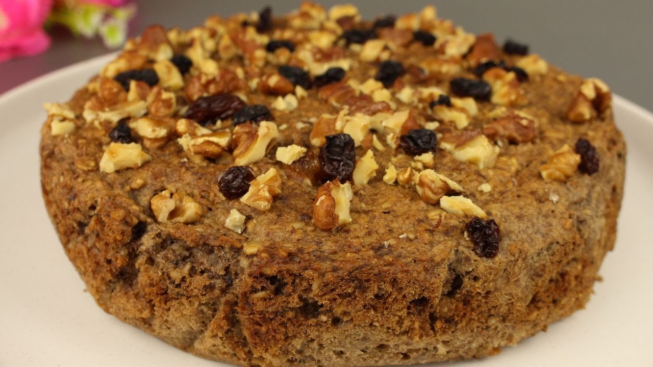 Oatmeal and bananas. No sugar! No flour! A healthy pie recipe.
