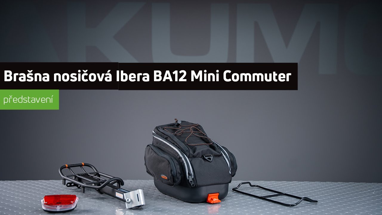 Doplňky pro elektrokola - Brašna nosičová Ibera BA12 Mini Commuter