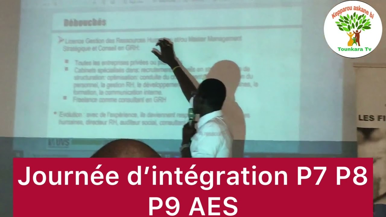 La filière AES à l’UVS: débouchés, LMD par MR Diop