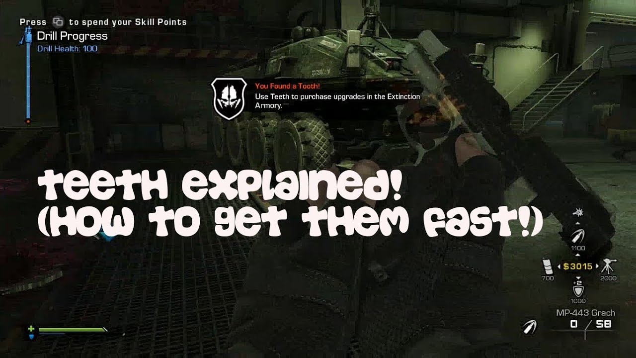 Teeth Explained! (How to Get Them Fast!) in Call of Duty Ghosts: Extinction